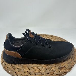 OLUKAI Nanea Li Sneakers Lava Rock Black Brown Size 10 Men's